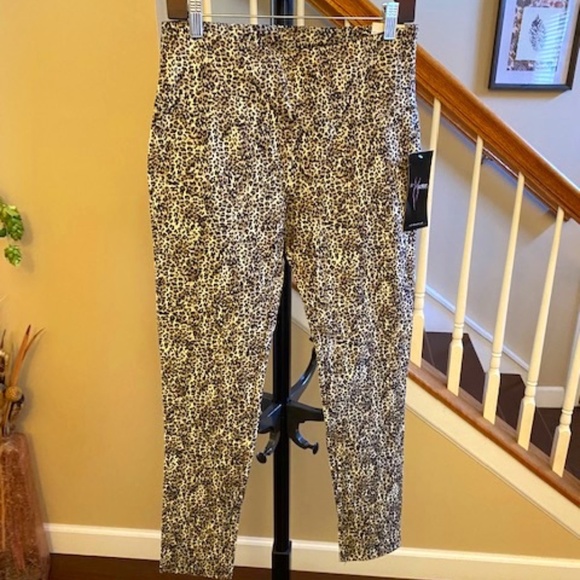 NWT Slimsation by Multiples Women's Cheetah Prints High Waist leggings Size M - Picture 1 of 11